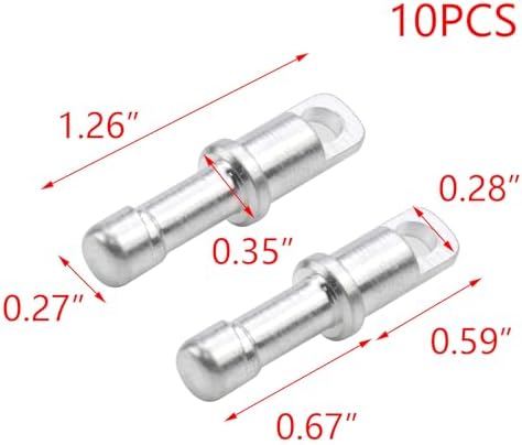T Tulead 10PCS Tent Pole End Plugs for 8.5mm/0.33" Tent Poles