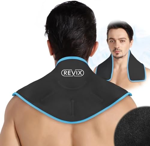 REVIX Ice Pack for Shoulders and Neck, Shoulder Ice Pack for Back Relief