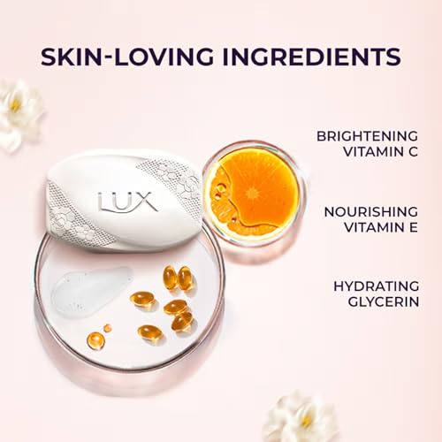 LUX Flaw-less Glow Jasmine Soap Bar, 3x150g