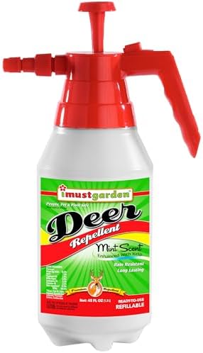 I Must Garden Deer Repellent: Powerful All-Natural Protection, 32oz Mint | Ready to Use Spray - Safe for Plants Pets & Pollinators - Pleasant Scent - Long-Lasting Control