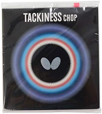 Butterfly Tackiness Chop Table Tennis Rubber Table Tennis Rubber | 1.5 mm, 1.7 mm, or 1.9 mm | Red or Black | 1 Inverted Table Tennis Rubber Sheet | Professional Table Tennis Rubber