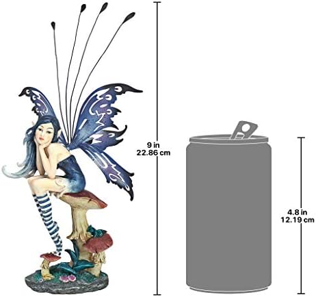 Design Toscano QS232725 Sapphire, The Pepperwand Fairy Statue,full color