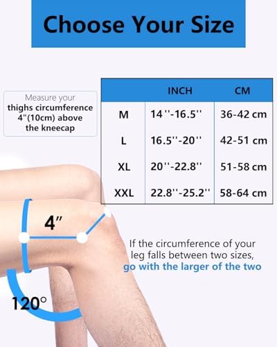 Lightweight Hinged Knee Brace for Meniscus Tear, Arthritis, ACL, MCL Pain – Adjustable 360° Wraparound Strap & Dual-Side Stabilizers for Maximum Knee Support & Injury or Surgery Recovery for Men and Women