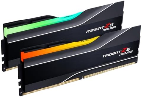 G.SKILL Trident Z5 Neo RGB Series DDR5 RAM (AMD EXPO & Intel XMP 3.0) 32GB (2x16GB) 6000MT/s CL36-36-36-96 1.35V Desktop Computer Memory U-DIMM