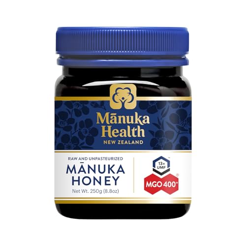 Manuka Health UMF 16+/MGO 573+ Manuka Honey (250g/8.8oz), Superfood, Authentic Raw Honey from New Zealand