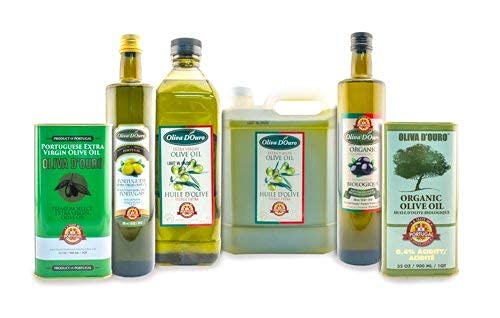 A Taste of Portugal Organic Olive Oil | Extra Virgin Olive Oil | Light and Fruity Portuguese Olive Oil | 32 OZ Tin
