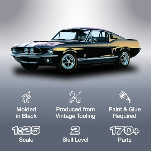 AMT 1968 Shelby GT 500 1:25 Scale Model Kit