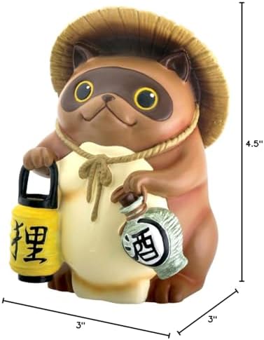 Japanese Tanuki Raccoon Dog Statue