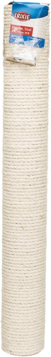 TRIXIE Replacement Sisal Post for Cat Scratching Posts, Backup Scratcher for Indoor Cat Furniture, Trees and Towers, 3.5 in x 23.6 in (9 x 60 cm)