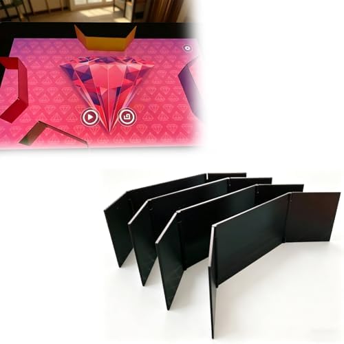 Card Hiders for Game Table Compatible with Arcade1Up Game Table – Privacy Shield Accessory for Digital Board Gameplay