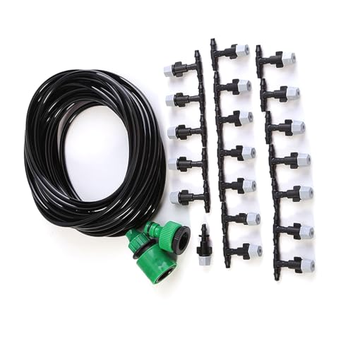 Misting Cooling System, 4/7mm Watering Tubing, Misting Nozzle Sprinkler