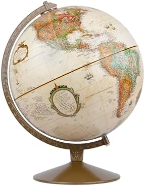 Replogle Globes Franklin World Globe, Antique Ocean, 12-Inch Diameter,Over 4,000 Place Names