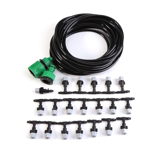 Misting Cooling System, 4/7mm Watering Tubing, Misting Nozzle Sprinkler