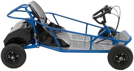 Razor Dune Buggy Electric Ride-On for Kids Ages 8+, 120 lb Max Weight, Blue – 250W Motor, Up to 9 Mph, 40-Min Run Time, Thumb Trigger Throttle