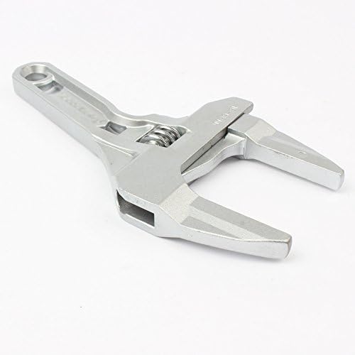 Adjustable Spanner Wrench 16-68mm, short shank plumbing wrench for tight spaces, mini plumber wrench for bathroom kitchen pipe nuts bolts
