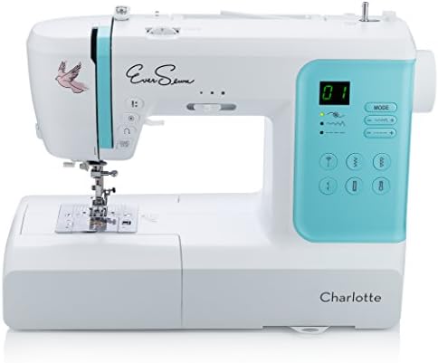 EverSewn Charlotte: 80-Stitch Computerized Sewing Machine, Professional Quilting & Free Motion Features - Beginner to Expert