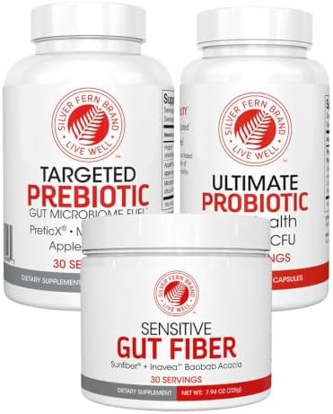 Silver Fern Brand Ultimate Probiotic - Probiotics for Women & Men | 8 Billion CFU Spore-Forming Gut Health Supplement - DNA Verified, Vegan, Shelf-Stable, High Survivability - 60 Capsules