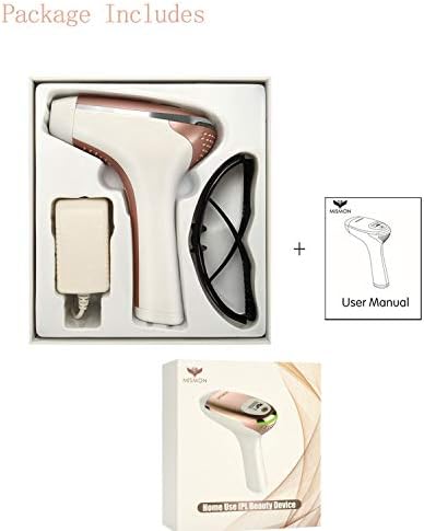 IPL Hair Removal for Women, MiSMON Permanent Laser Hair Removal Device for Body, Bikini, 300,000 Flashes with Safe Skin Tone Sensor