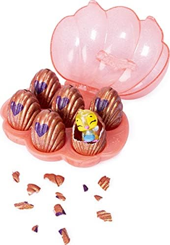 HATCHIMALS CollEGGtibles, Mermal Magic 6-Pack Shell Carrying Case with Season 5 CollEGGtibles, for Kids Aged 5 and Up