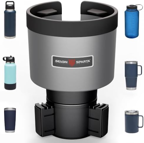 SEVEN SPARTA Car Cup Holder Expander for 32-40oz Large Bottles & Tumblers