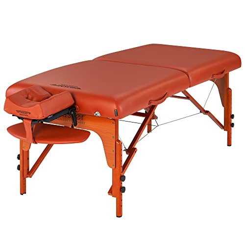 Master Massage 31" Santana Therma Top Portable Massage Table Package (Built in Heating Pads)- Esthetician Bed- Folding Massage Table with Heated Top