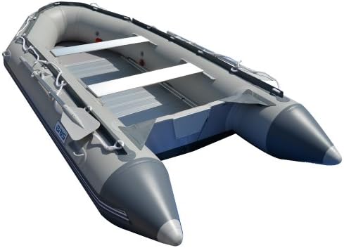 BRIS 12.5 ft Inflatable Boat Inflatable Fish Hunter & Person Inflatable Raft Boat