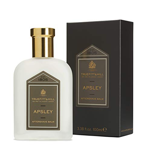 Truefitt & Hill Luxury Aftershave Balm - Apsley - Premium Soothing Moisturizer with Aloe Vera Extract - Ideal for Sensitive Skin, Razor Burn Relief
