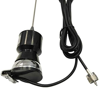 Taurus CB40 200W Trunk Lip Mount Mobile CB Antenna with Coax