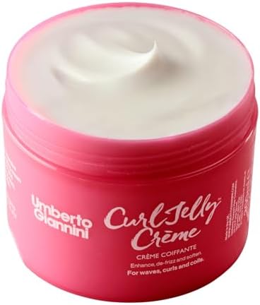 Umberto Giannini Curl Jelly Scrunching Jelly 6.7 fl Oz - Frizz Solution Defining Hair Gel for 2a-4c Curly, Wavy, Coily Hair - Vegan & Cruelty-Free