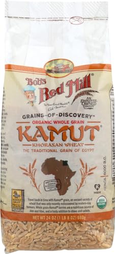 Bob's Red Mill Organic Kamut Khorasan Berries, 24 Oz (4 Pack)