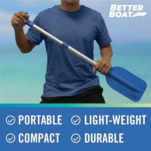 Boat Paddle Telescoping Plastic Collapsible Oar, Kayak, Jet Ski, Rafting