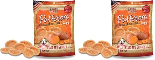 Loving Pets Puffsters Banana Chicken Treats for Dogs (4 oz), (5110)