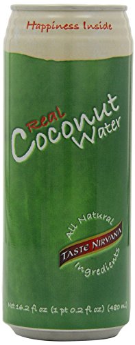 Taste Nirvana Real Coconut Water, 16.2-Ounce (36 pack)