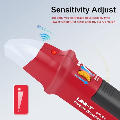 UNI-T AC Circuit Breaker Finder and Tracer Tool Kit with Electrical Integrated GFCI Outlet Tester