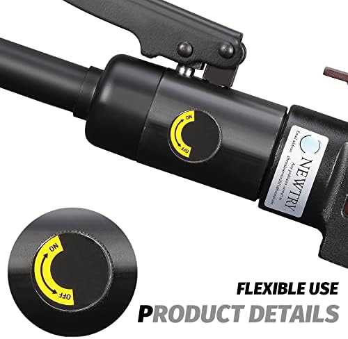 NEWTRY dia 32mm(1.26inch) Hydraulic Cable Rebar ACSR Cutter Heavy Duty 60KN Cutting Tool for Steel Wire Rope/Steel Strand/lron chain | Wire Cable