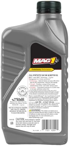 62891 Dexos1 SAE 5W-30 Motor Oil - 1 Quart