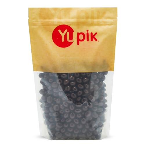 Yupik Dark Chocolate Covered Cherries, 60% Cacao, 2.2 lb (35.2 oz), Kosher, Dried Fruits, Dried Cherries Dipped in Rich Dark Chocolate, Smooth & Chewy, Chocolate Candy, Sweet Snacks