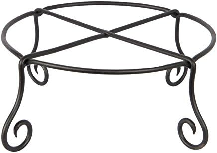 Achla Designs Piazza Flower Pot Plant Stand, Small,Black