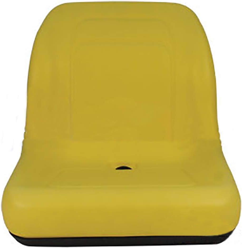 Yellow Vinyl Seat Fits John Deere 4200 Replaces OEM Part Number LVA10029
