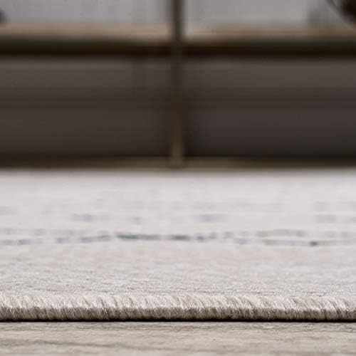JONATHAN Y Boho Moroccan Indoor Outdoor Area Rug 3X5 Ivory/Navy, Casual for Backyard, Patio, Porch, Easy-Cleaning, High Traffic, Pet-Friendly
