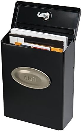 Gibraltar Mailboxes Designer Locking Medium Capacity Galvanized Steel Venetian Bronze, Wall-Mount Mailbox, DMVKGV04