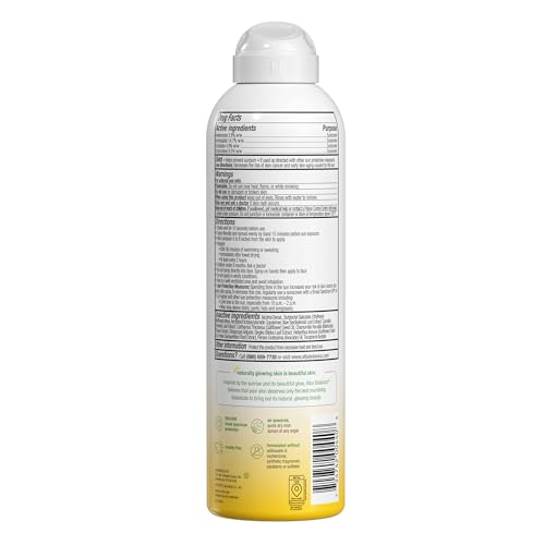 Alba Botanica Sensitive Sunscreen Spray for Face and Body, Fragrance-Free, Broad Spectrum SPF 50, Water Resistant, 5 fl. oz. Bottle