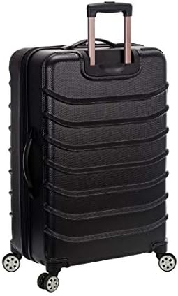 Rockland Speciale Hardside 2 Piece Expandable Spinner Luggage Set, (20"/28"), Black