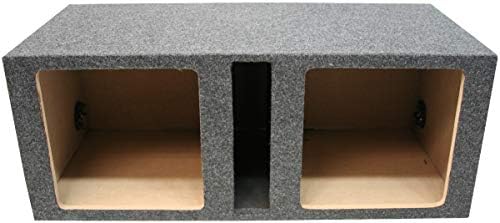 KICKER 44L7S152 15" Subwoofer Square L7 Dual 2 Ohm Sub Refurbished and ASC 215SQV 15" Vented Square Sub Box