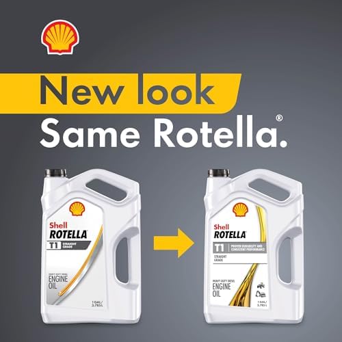 Shell Rotella T1 SAE 40 Diesel Engine Oil, 5 Gallon Pail