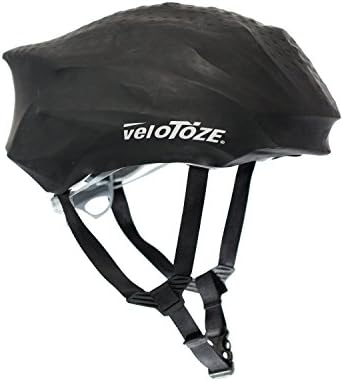veloToze Cycling Helmet Cover, fits Most Bike Helmets - Keeps Wind, rain and Sun Away from Head; Bright Colors for Visibility