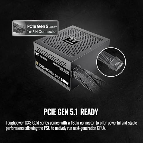 Thermaltake Smart 500W 80+ White Certified PSU, Continuous Power with 120mm Ultra Quiet Cooling Fan, ATX 12V V2.3/EPS 12V Active PFC Power Supply PS-SPD-0500NPCWUS-W