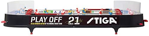 Stiga Tabletop Ice Hockey Game Play Off 21 Sweden-Canada,Black/White,96 x 50 cm