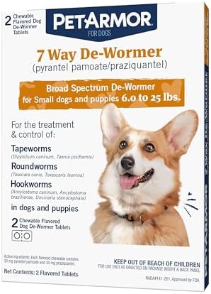 PetArmor Sure Shot Liquid Dewormer Dogs, Roundworms/Hookworms, 2oz | Ideal for Dogs & Puppies 2 Weeks+; Removes 2 Roundworms & 2 Hookworms; vet-quality formula; Precise Liquid Dosing