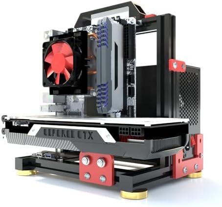 DIY Aluminium Pc Open Case Computer Chassis Test Bench Support Water Cooling Support Server Chassis Support Itx Matx ATX Eatx (2.M-ATX)